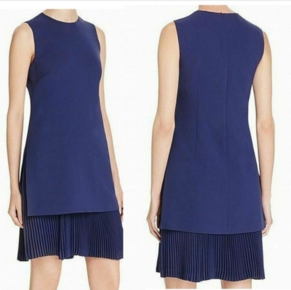 Theory blue malkan dress size 2